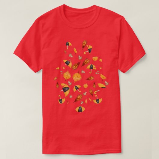 T-shirt Vibes d'automne florales (Design devant)