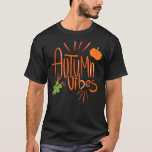 T-shirt Vibes d'automne mignonnes Graphic femmes