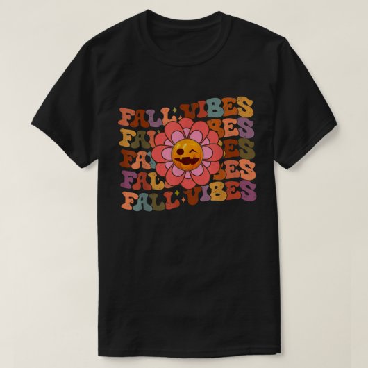 T-shirt Vibes d'automne Super Automne Mama d'automne Boho (Design devant)