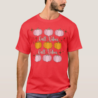 T-shirt Vibes d'automne Vintage saison d'automne Retro Leo