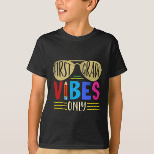 T-shirt Vibes de 1ère année pour bébés uniques Garçons Ret
