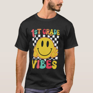 T-shirt Vibes de 1re année Premier jour Enseignants Élèves