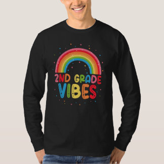 T-shirt Vibes de 2e année Premier jour de rentrée Professe