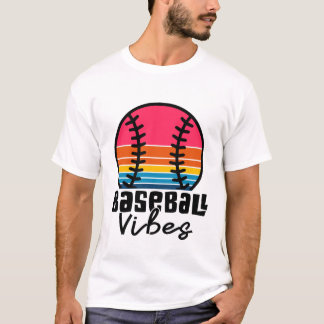 T-shirt Vibes de baseball