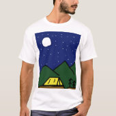 T-shirt Vibes de camping (Devant)