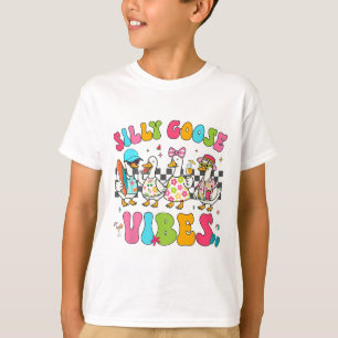 T-shirt Vibes de canard idiot groovy pour famille d'été Va