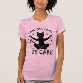 T-shirt Vibes de chats cool (Devant)