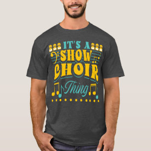 T-shirt Vibes de chorale pour garçon chanteur d'opéra