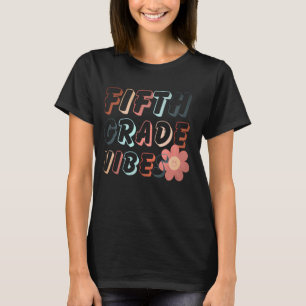 T-shirt Vibes de cinquième année - Super Retour à l'équipe