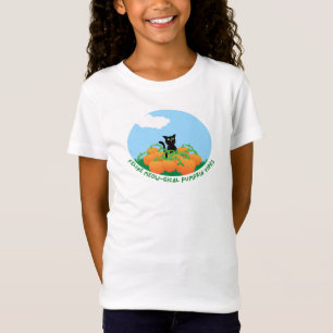 T-Shirt Vibes de Citrouille de Feline Meow-gical