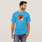 T-shirt Vibes de coucher de soleil (Devant entier)