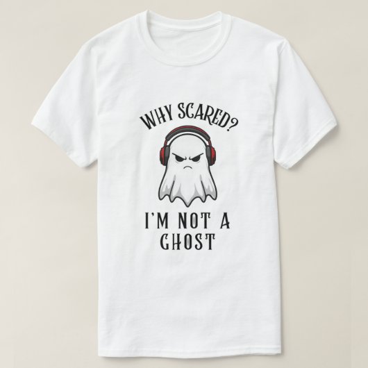 T-shirt Vibes de fantômes amusantes (Design devant)