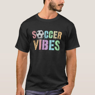 T-shirt Vibes de foot mignonnes gagnent chaussures de gard