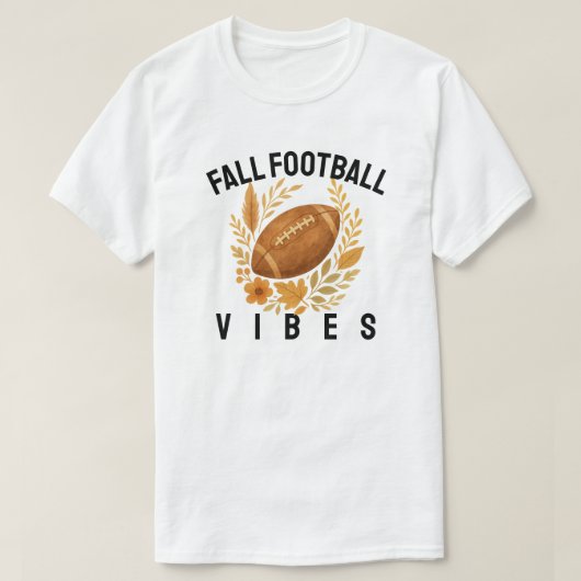 T-shirt Vibes de football (Design devant)