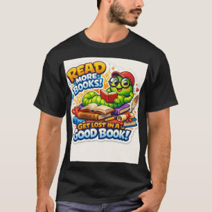 T-shirt Vibes de Fouineur de Livres : Lire Plus, Stressé M