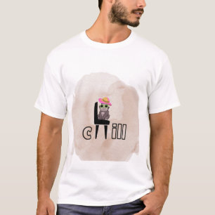 T-shirt Vibes de frisson Amusant design de dessin animé