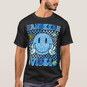 T-shirt Vibes de Hanukkah Groovy Chanukah 	 Joyeux Hanukka