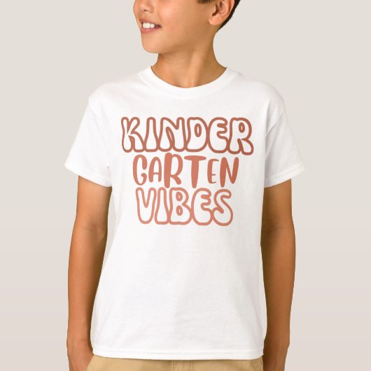 T-shirt Vibes de jardin d'enfants (Devant)