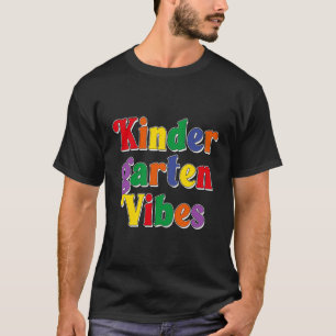 T-shirt Vibes De Jardin D'Enfants Premier Jour De L'École
