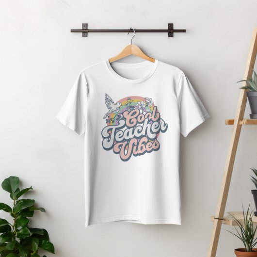 T-shirt Vibes de l'enseignant cool