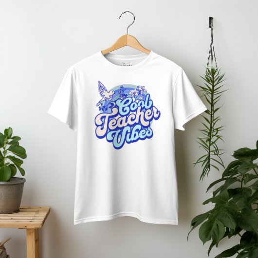 T-shirt Vibes de l'enseignant cool
