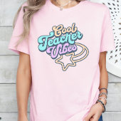 T-shirt Vibes de l'enseignant cool Retro Style Cadeau