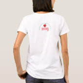 T-shirt Vibes de l'enseignant mignon Inspiribilité arc-en- (Dos)