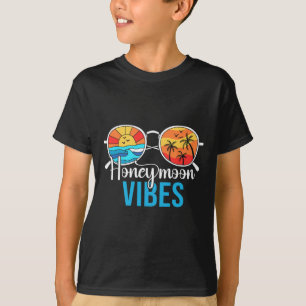 T-shirt Vibes de lune de miel Voyage en couple Mariage Mar