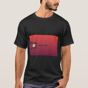T-shirt Vibes de lune guitare Tee esthétique