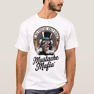 T-shirt Vibes de mafia de la moustache - Steampunk Tamarin
