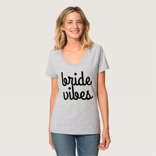 T-shirt Vibes de mariée (Devant entier)
