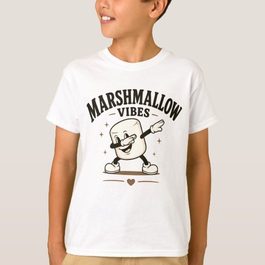 T-shirt Vibes de marshmallow (Devant)