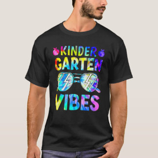 T-shirt Vibes de maternelle Tie Dye Retour à l'école Équip