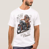 T-shirt Vibes de moto vintages (Devant)