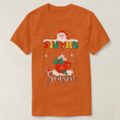 T-shirt Vibes de Noël Peppermint de cacao chaud Mocha Choc (Design devant)