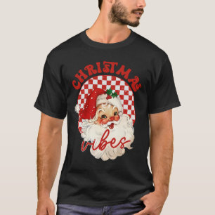 T-shirt Vibes de Noël vintage Super Père Noël Enfants G