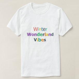 T-shirt Vibes de Paysage Hivernal