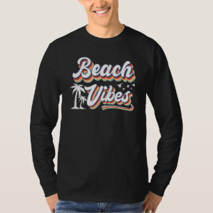 T-shirt Vibes de plage Bonjour Vacances d'été Nature Homme