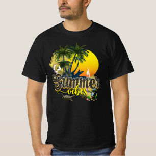 T-shirt Vibes de plage d'été