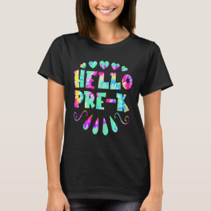 T-shirt Vibes de pré-maternelle rentrée des classes enseig