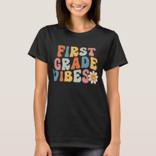 T-shirt Vibes de Première Année, 1er Jour d'École