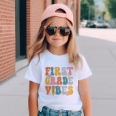 T-Shirt Vibes De Première Année Retour À L'École