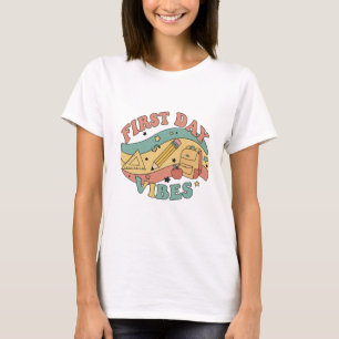 T-shirt Vibes de première journée Retro les années 70 Reto