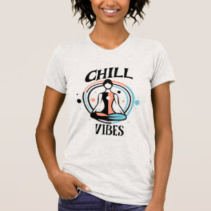 T-shirt Vibes de refroidissement   Méditation