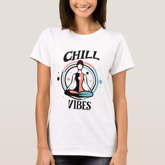 T-shirt Vibes de refroidissement | Méditation (Devant)