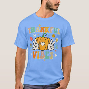 T-shirt Vibes de remerciement super Retro Automne Hallowee