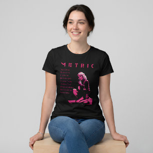 T-shirt Vibes de Rock Indépendant : Parole de Metric Emily