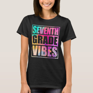 T-shirt Vibes De Septième Année Premier Jour De 7E Année R