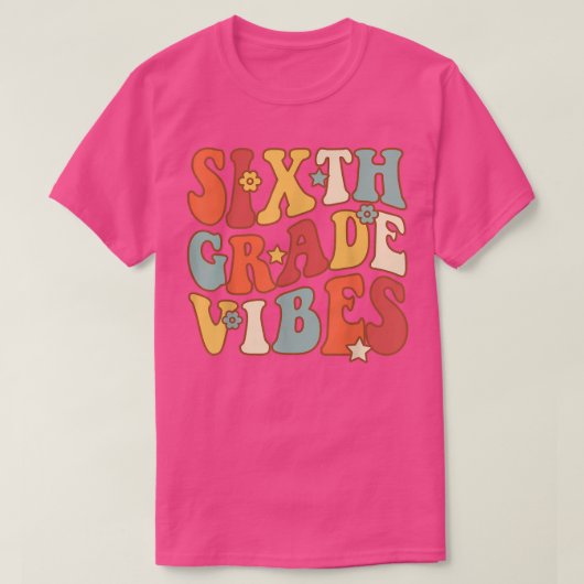 T-shirt Vibes de Sith Grade Funny Retour à l'école Cute en (Design devant)