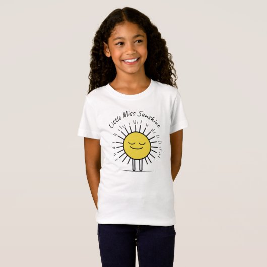 T-Shirt Vibes de soleil : Little Miss Sunshine Tee (Devant entier)